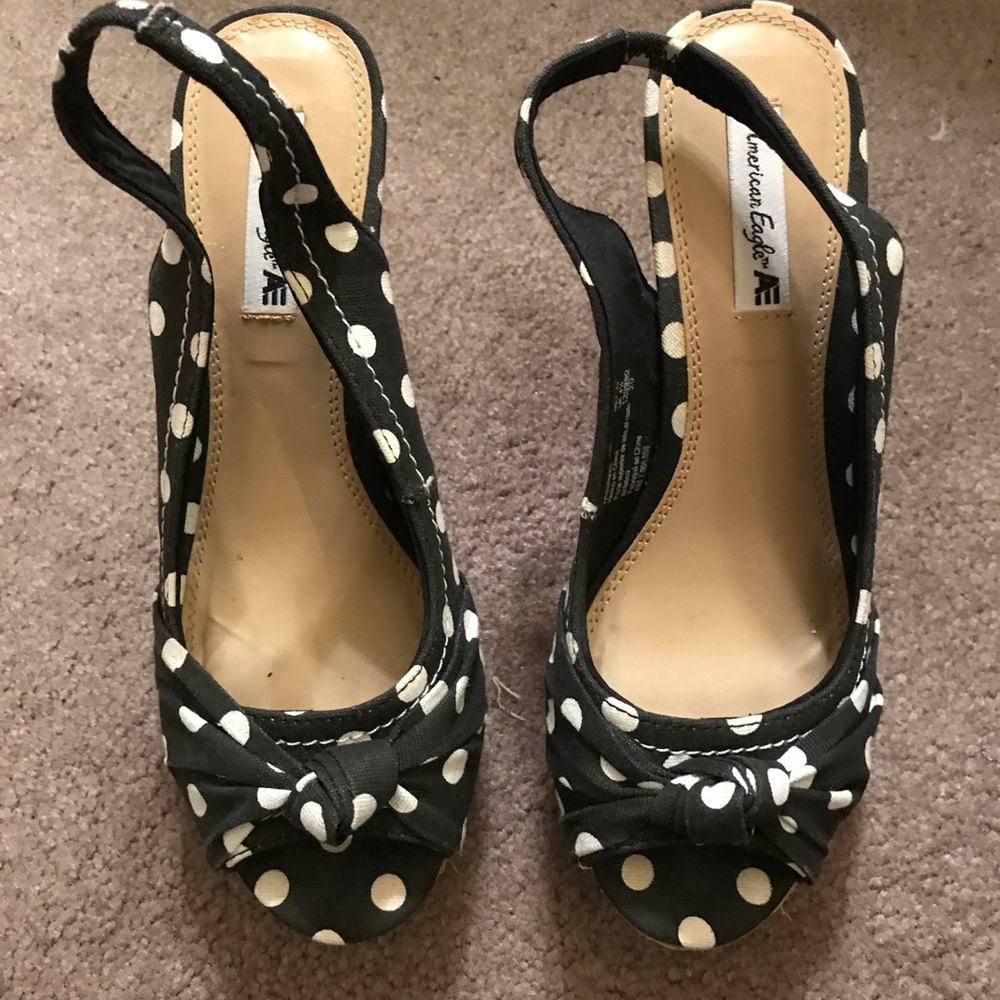 American Eagle wedge shoes